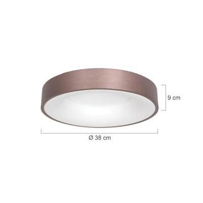 Steinhauer Bronzen led plafonnièreRinglede Ø 38cm - 2562BR