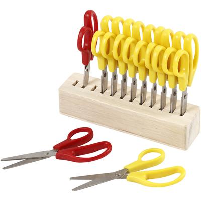 Creativ Company Kinderscharen met scharenblok, 12st.