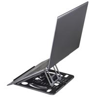 Hama Notebook-stand Rotation 360° Draaib. Kantelbaar Tot 39 Cm (15,4) Zw. - thumbnail