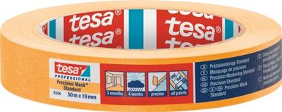 tesa PRECISION STANDARD 04344-00004-00 Maskeertape Präzisionskrepp Geel (l x b) 50 m x 19 mm 1 stuk(s) tesa PRECISION STANDARD 04344-00004-00 Maskeertape Präzisionskrepp Geel (l x b) 50 m x 19 mm 1 stuk(s)