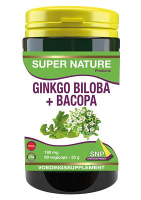 SNP Ginkgo biloba met bacopa 60 Vegetarische capsules