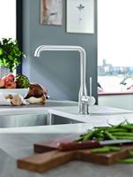 GROHE essence new Keukenkraan - hoog - l uitloop - supersteel geborsteld 30269dc0 - thumbnail