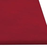 VidaXL Wandpanelen 12 st 3,24 m² 90x30 cm fluweel wijnrood - thumbnail