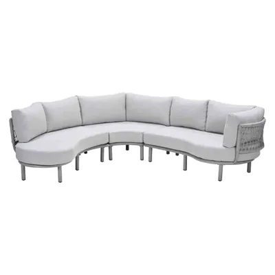 Matera L/D set 3-delig taupe/rope sand/vally sand