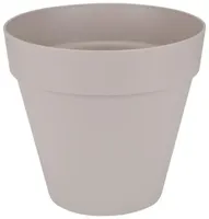 Elho loft urban rond weels bloempot 50 warm grijs - thumbnail