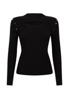 Aaiko Zahra Vis 530 Sweater 900 Black - thumbnail