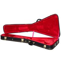 Epiphone Kirk Hammett 1979 Flying V Ebony elektrische gitaar met hard case - thumbnail