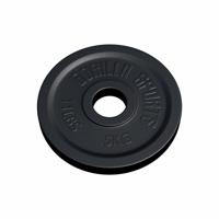Olympische Halterschijf 15 kg Gietijzer Zwart 50/51 MM - thumbnail