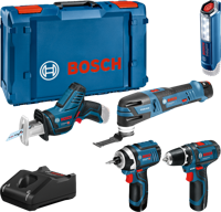 Bosch Professional Accu combiset 5-delig 12V 3x 2.0Ah in XL-Boxx - 0615990N1D - thumbnail