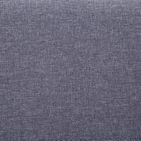 Bankje met opbergvak 116 cm polyester lichtgrijs - thumbnail