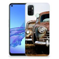 OPPO A53s | A53 Siliconen Hoesje met foto Vintage Auto - thumbnail