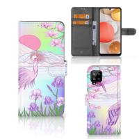 Samsung Galaxy A42 5G | Telefoonhoesje | Met pasjeshouder | Bird - thumbnail