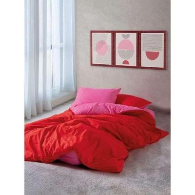 Dekbedovertrek set Rood Roze 220 x 240 cm