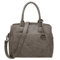 Chique handtas schoudertas PU ISABELLA Grijs - thumbnail