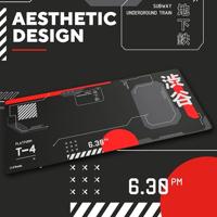 Gaming mat Trust 25716 Zwart - thumbnail