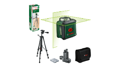 Bosch Home and Garden UniversalLevel 360 Premium-Set Kruislijnlaser Reikwijdte (max.): 12 m Bosch Home and Garden UniversalLevel 360 Premium-Set Kruislijnlaser Reikwijdte (max.): 12 m