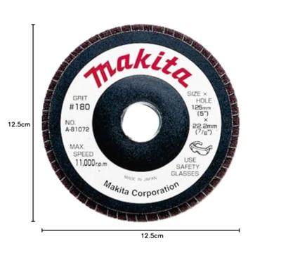 Makita Accessoires Reinigingsschijf 125mm zwart - B-29066 B-29066