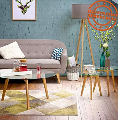 ALTEREGO LOVYOU Ronde nesttafel - Transparant