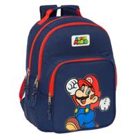 Schoolrugzak Super Mario World Marineblauw 32 x 42 x 15 cm - thumbnail
