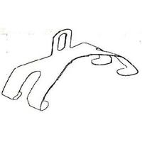 Sks spatbord ophangbeugel esge 35mm rvs - thumbnail