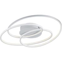LED Plafondlamp - Trion Gilo - 38W - Warm Wit 3000K - Dimbaar - Rond - Mat Wit - Aluminium - thumbnail
