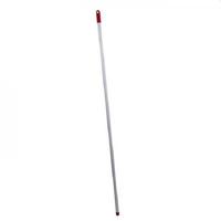 Luva Bezemsteel metaal wit 140cm - thumbnail