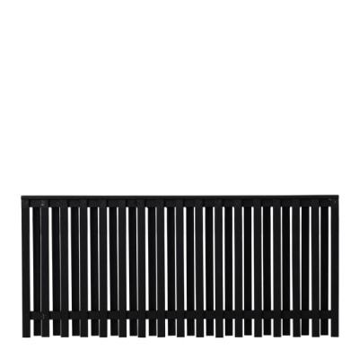 Zwart Houten Tuinscherm Nagano 180 x 80 CM Zwart Houten Tuinscherm Nagano 180 x 80 CM