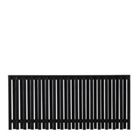 Zwart Houten Tuinscherm Nagano 180 x 80 CM - thumbnail
