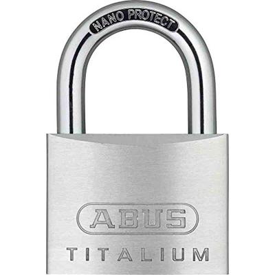 ABUS Cilinderhangslot | breedte slotlichaam 60 mm | Titalium verschillendsluitend | 1 stuk - 79480 - 79480