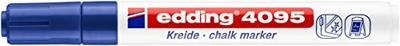 Krijtstift edding 4095 rond 2-3mm blauw blister à 1 stuk