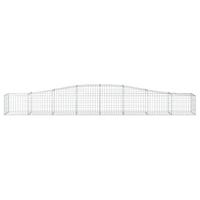 Schanskorf gewelfd 400x50x40/60 cm gegalvaniseerd ijzer - thumbnail