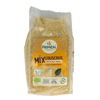 Couscous tarwe kikkererwten bio 400 Gram Couscous tarwe kikkererwten bio 400 Gram