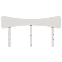 Hoofdbord 160 cm massief grenenhout wit - thumbnail