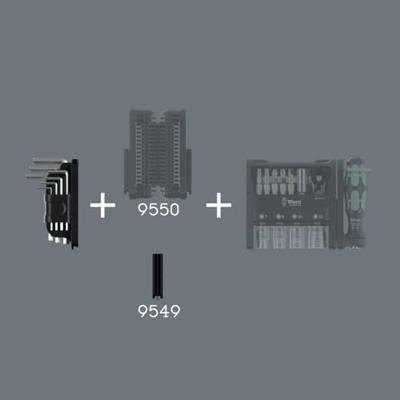 Wera Tool-Check Modular Winkelschlüssel 1 Inbus Haakse schroevendraaierset 1.5 mm, 2 mm, 2.5 mm, 3 mm, 4 mm, 5 mm, 6 mm