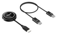 Manhattan 1080p Wireless HDMI-Präsentationsset mit HDMI-Empfänger und HDMI Sender-Dongle Draadloze HDMI-set 30 m 5150 kHz, 5250 MHz 1920 x 1080 Pixel - thumbnail