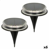 Set tuinverlichting op zonne-energie Aktive 2 Onderdelen Plastic 12 x 13,5 x 12 cm (6 Stuks) - thumbnail