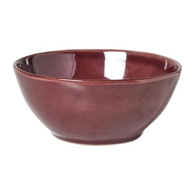 Schaal Toscane - bordeauxrood - ø17x7 cm