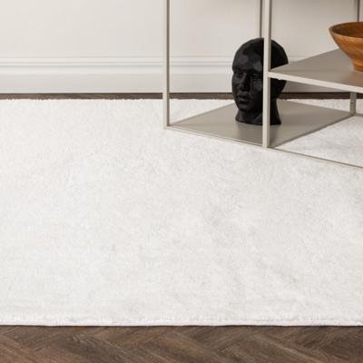 Nohr Vloerkleed 'Les' 250 x 350cm, kleur Wit Nohr Vloerkleed 'Les' 250 x 350cm, kleur Wit