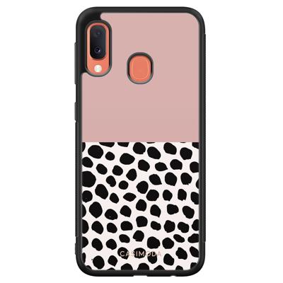 Samsung Galaxy A20e hoesje - Pink dots Samsung Galaxy A20e hoesje - Pink dots