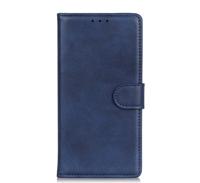 Casecentive Leren Wallet case met sluiting iPhone 13 Pro blauw - thumbnail