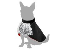 Atosa Kostuum voor huisdieren, vampier, zwarte cape met kraag, Halloween, themafeesten, grappig en elegant, comfortabel - thumbnail