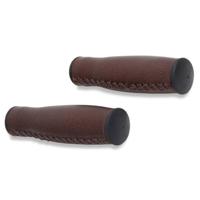 Selle Orient fiets handvatten 135mm bruin kunstleer - thumbnail