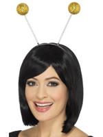 Glitter Bal Boppers Diadeem Goud - thumbnail