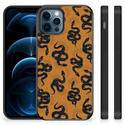 Back Cover voor iPhone 12 Pro | 12 (6.1") Snakes