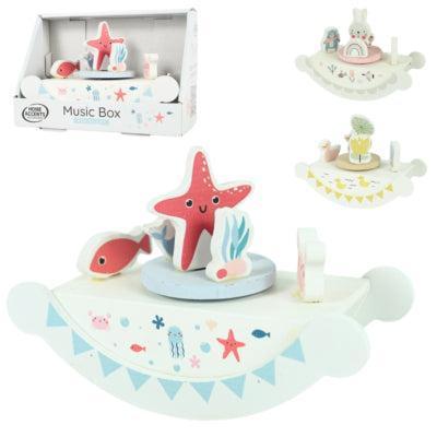 Home Accents (r) muziekcarrousel 17 cm 3 assorti | 8 stuks