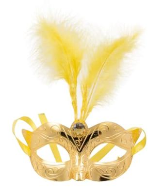 Venetiaans masker metallic goud