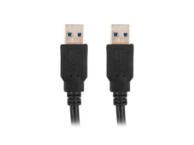 USB-kabel Lanberg CA-USBA-30CU-0018-BK Zwart 1,8 m