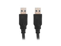 USB-kabel Lanberg CA-USBA-30CU-0018-BK Zwart 1,8 m - thumbnail