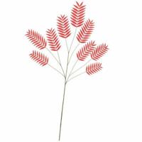 Daan Kromhout Kunstblad palm rood 150 cm | 6 stuks - thumbnail