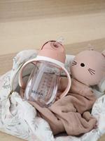 Rietjesbeker (300 ml) BEABA roze - thumbnail